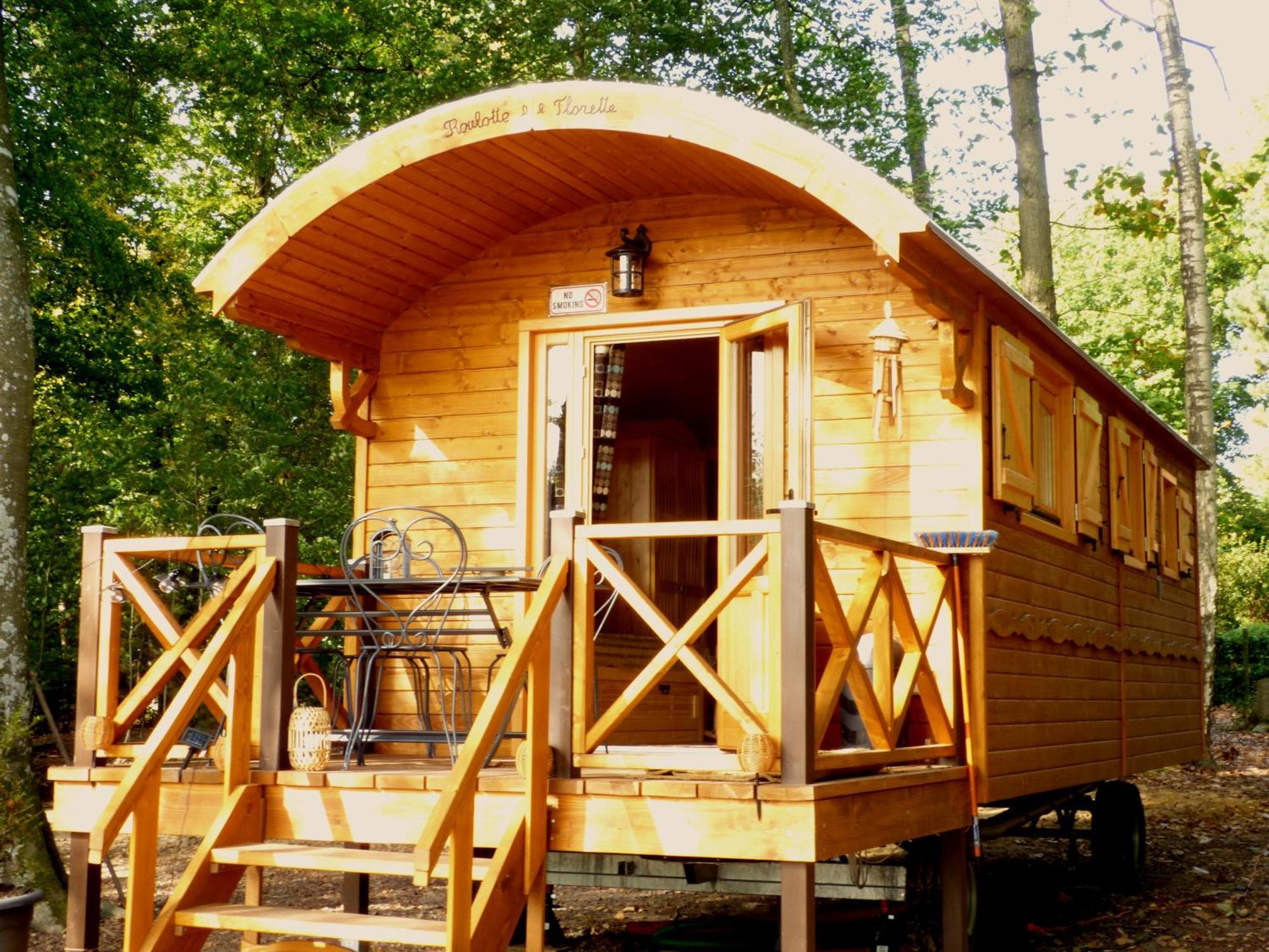 Roulotte Les Deux Geais Villa Sainte-Opportune-du-Bosc Екстериор снимка